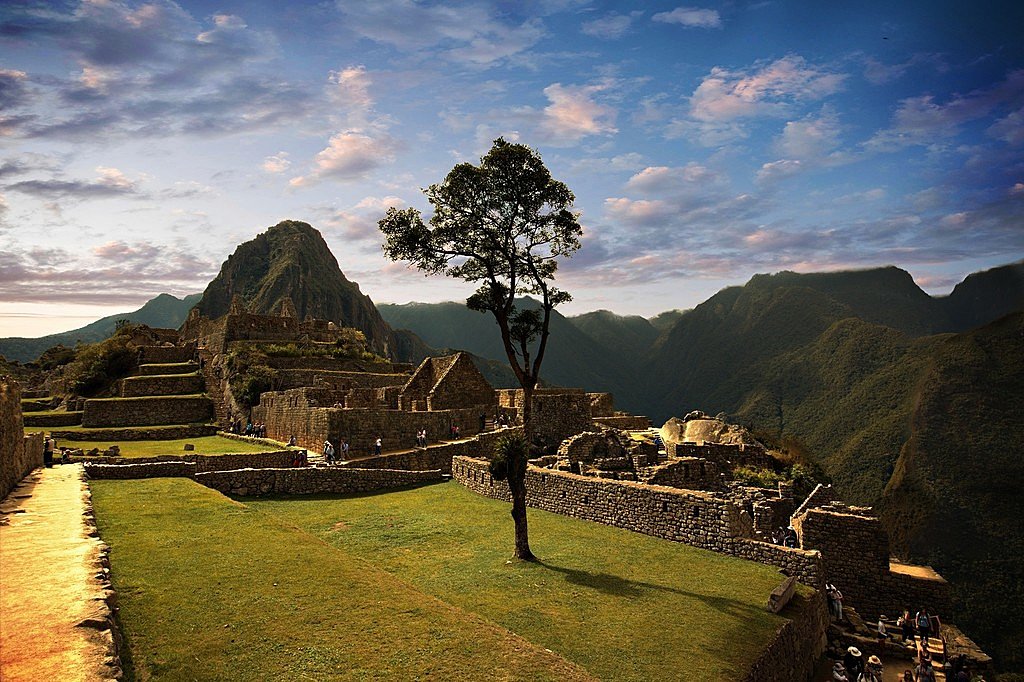 The Inca city of Machu Picchu in Peru